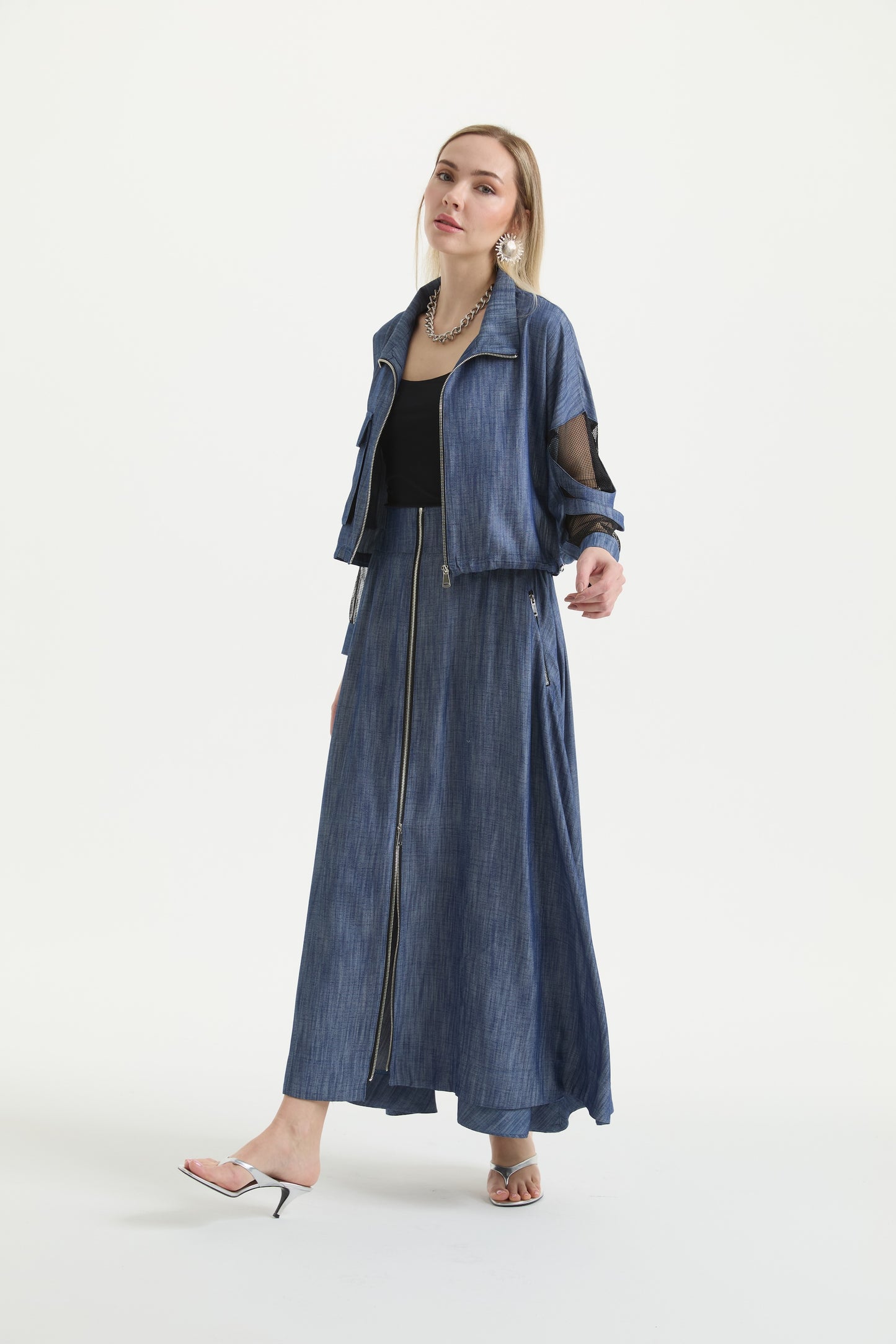 Indigo Veil Set Takım