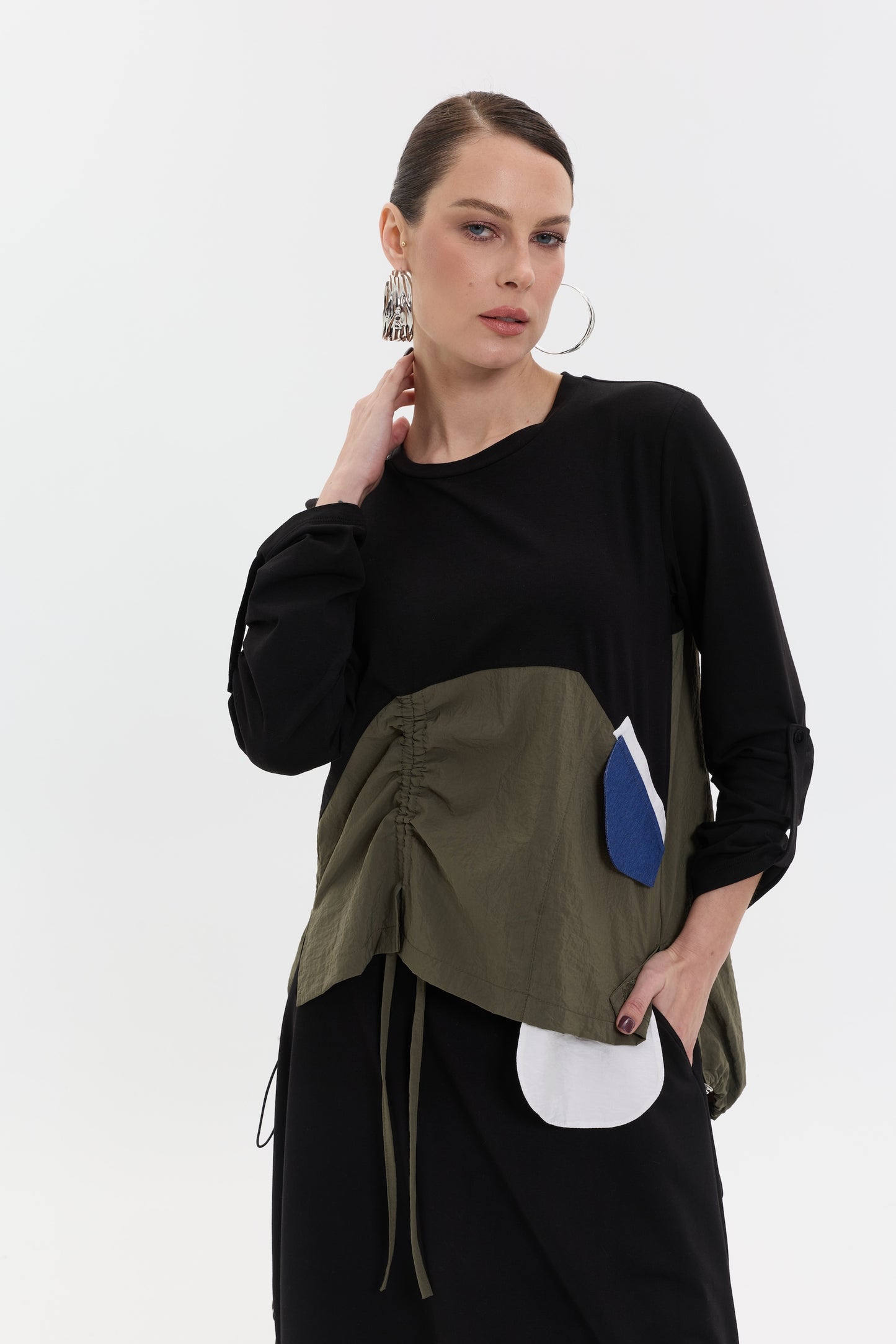 Noir Utility Set | Renk Bloklu Kadın Takım