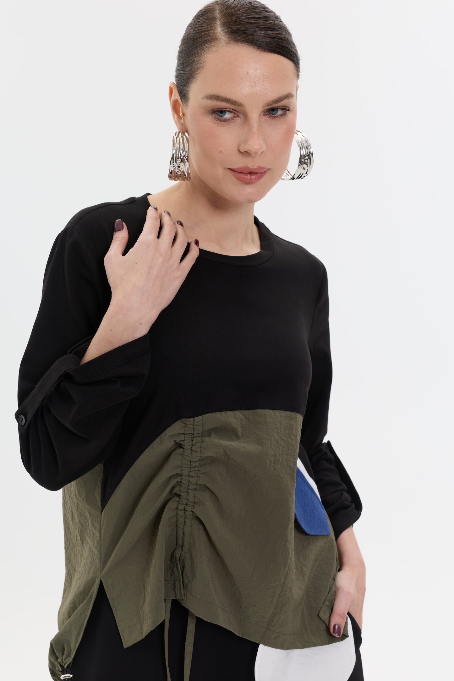 Noir Utility Set | Renk Bloklu Kadın Takım