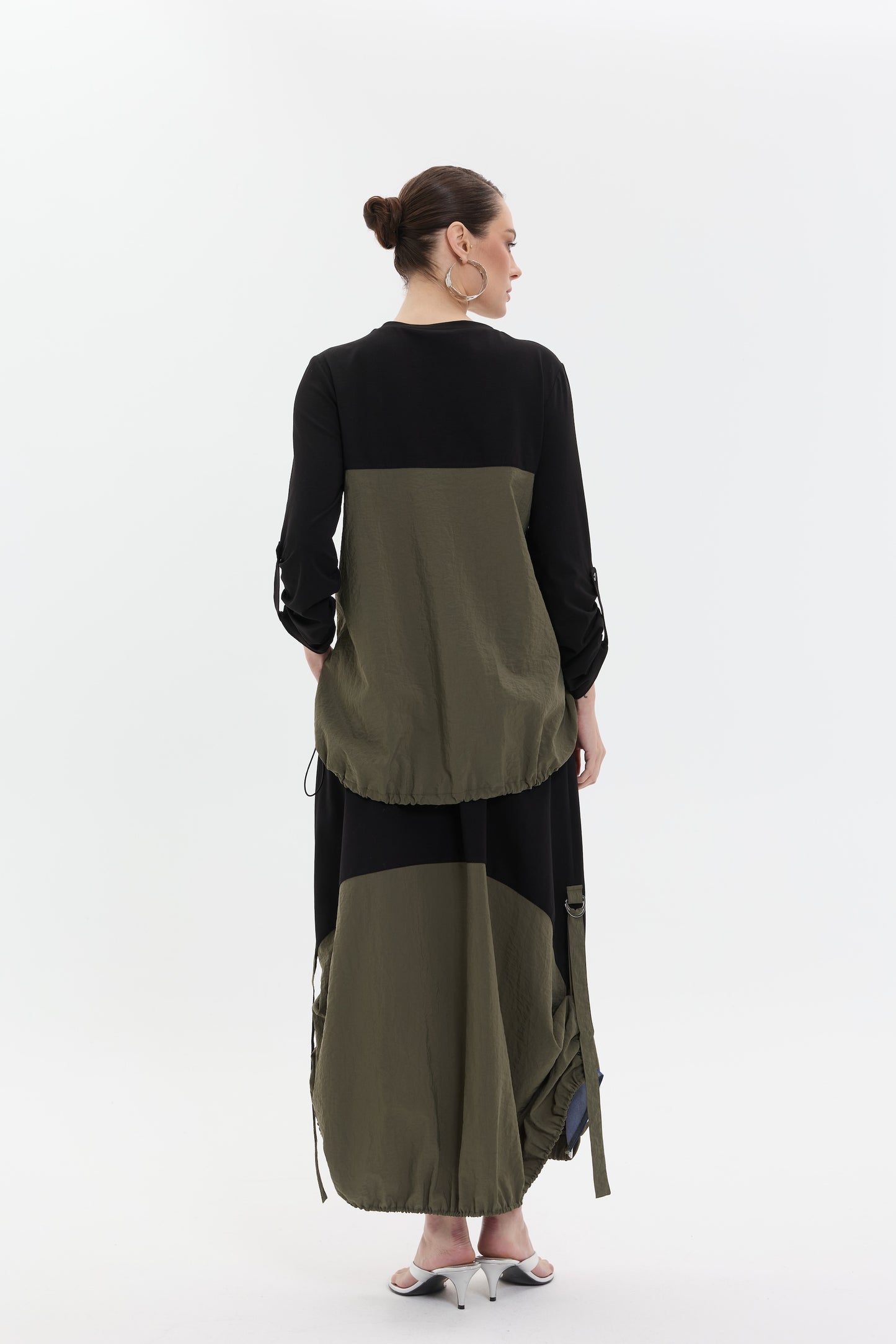 Noir Utility Set | Renk Bloklu Kadın Takım