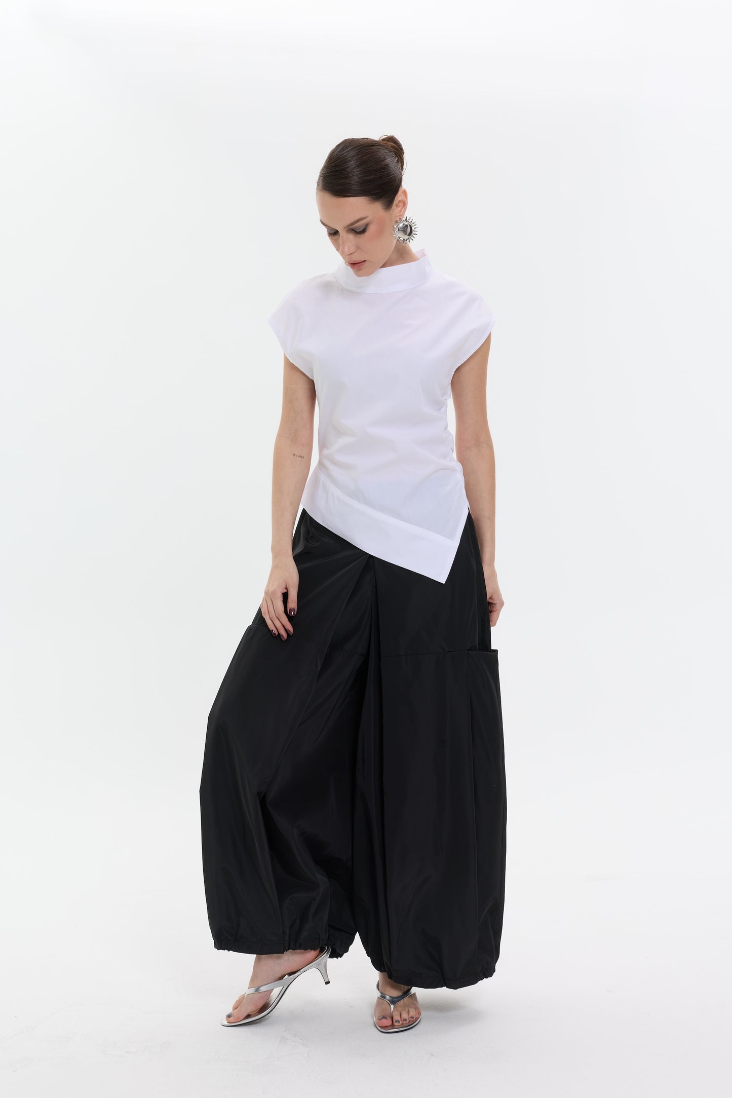 Ivory Angle Blouse | Asimetrik Kesim Kadın Bluz