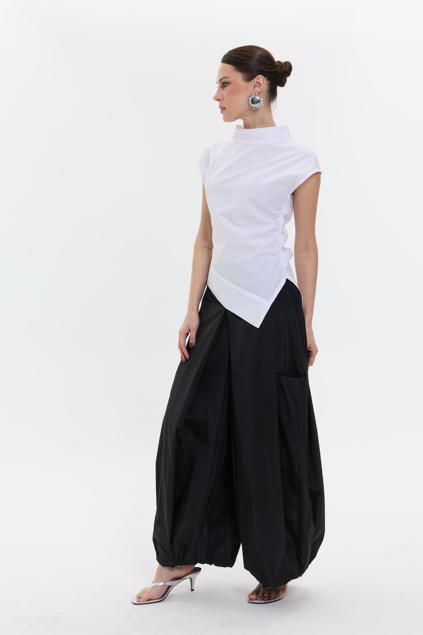 Ivory Angle Blouse | Asimetrik Kesim Kadın Bluz