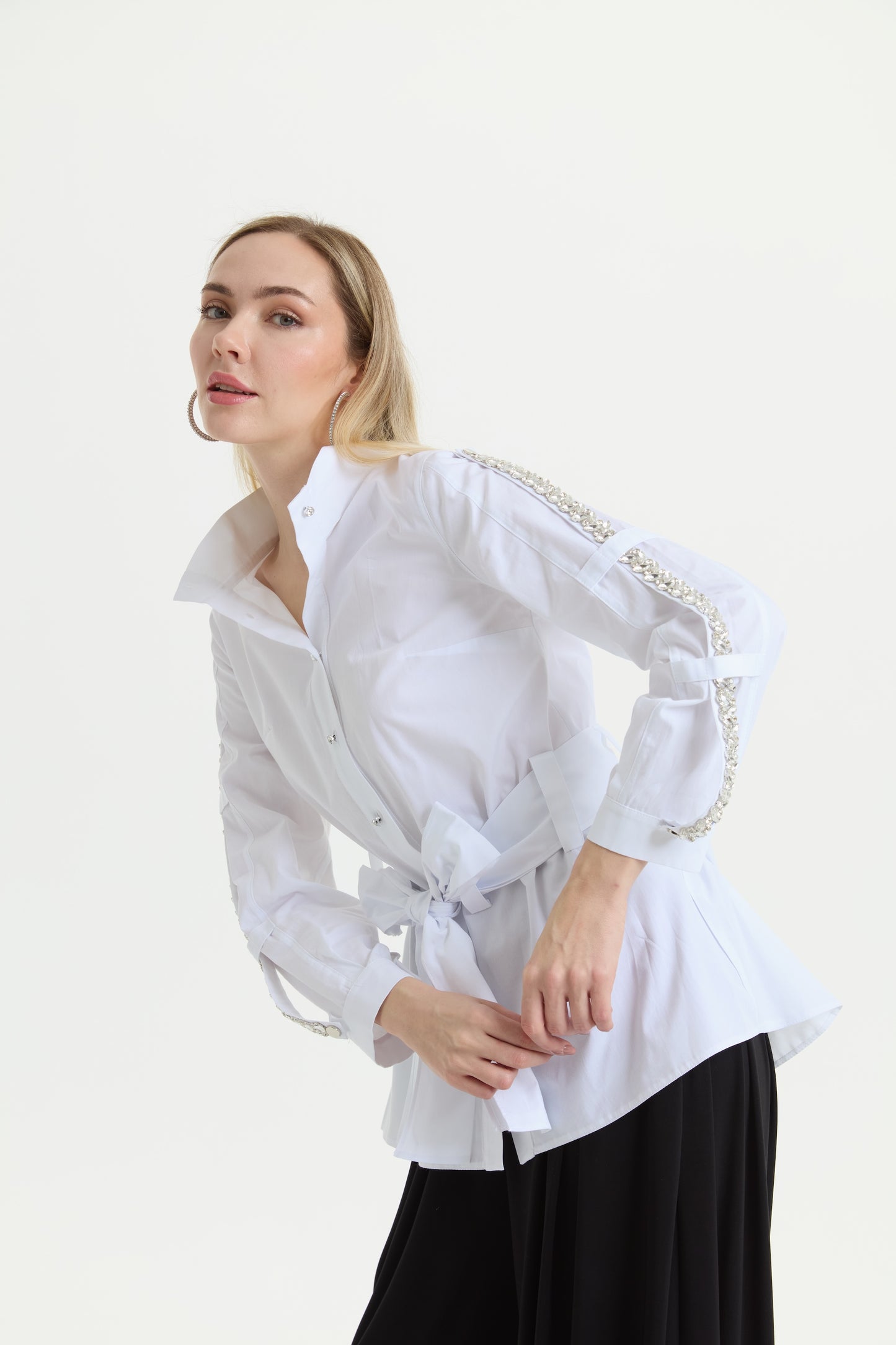 Ivory Embellish Gömlek