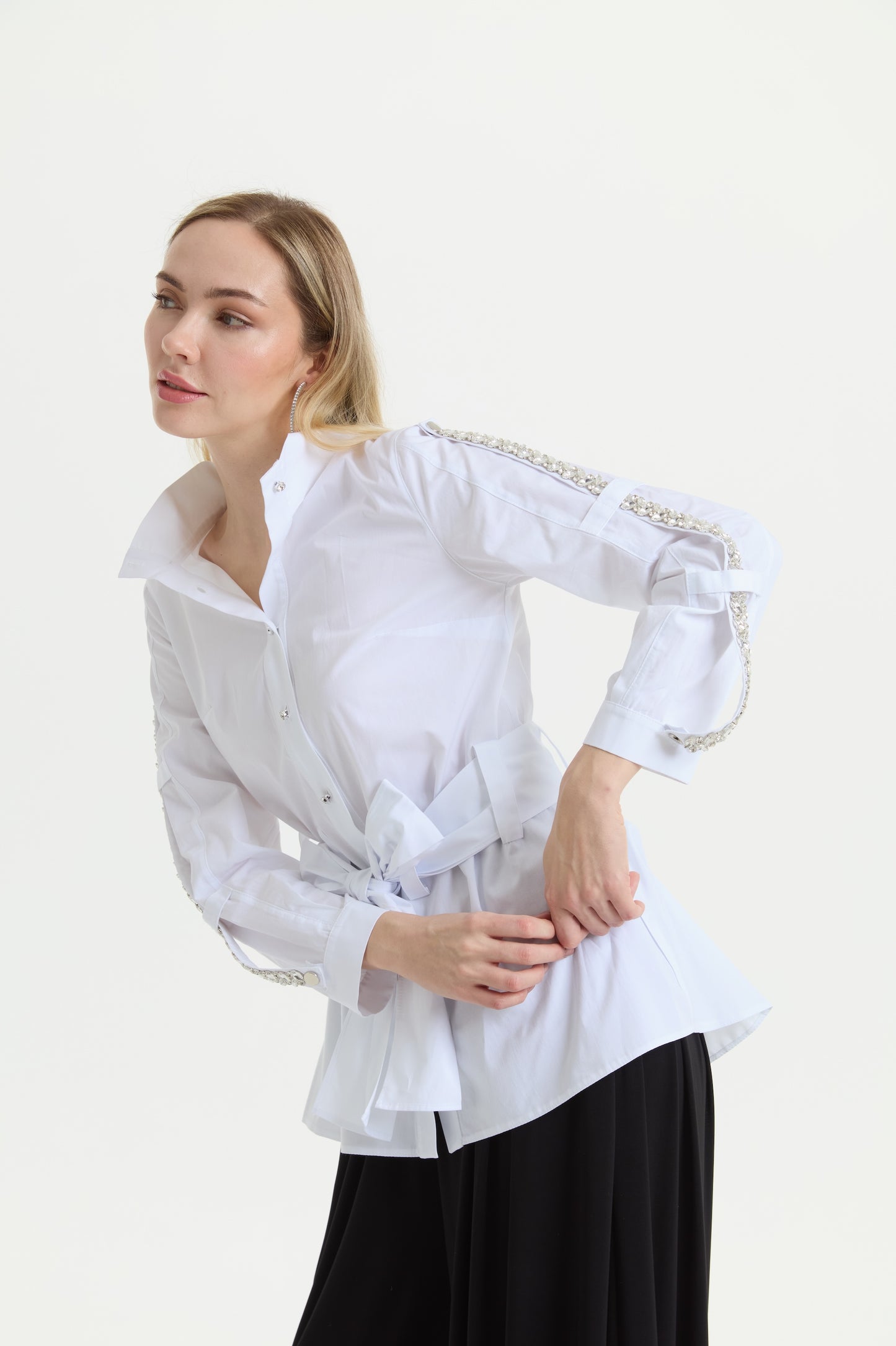 Ivory Embellish Gömlek